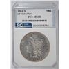 Image 1 : 1884-S MORGAN SILVER DOLLAR, PCI BU  LIGHT CLEANING  VERY RARE!!