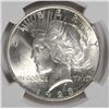 Image 2 : 1923 PEACE SILVER DOLLAR, NGC MS-66