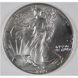 1986 AMERICAN SILVER EAGLE, BU  FIRST YEAR OF ISSUE