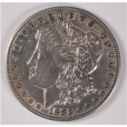 1883-S MORGAN SILVER DOLLAR, XF/AU  NICE