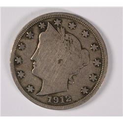 1912-S LIBERTY NICKEL FINE
