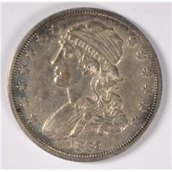 1838 CAPPED BUST QUARTER, AU