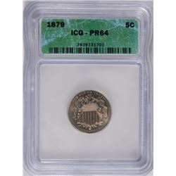 1879 SHIELD NICKEL ICG PR-64