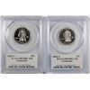 Image 1 : ( 2 ) 2002-S LOUISIANA STATE QUARTERS, PCGS PR-70 DCAM