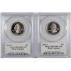 Image 1 : ( 2 )  2005-S WEST VIRGINIA STATE QUARTERS, PCGS PR-70 DCAM