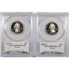 Image 1 : ( 2 ) 2004-S TEXAS STATE QUARTERS, PCGS PR-70 DCAM