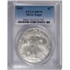 Image 1 : 2003 AMERICAN SILVER EAGLE, PCGS MS-70! PERFECT!