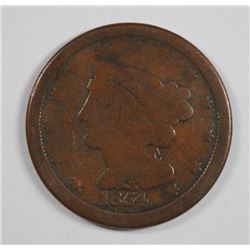 1854 HALF CENT G/VG