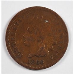 1866 INDIAN HEAD CENT VG/F