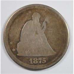 1875-S TWENTY CENT PC AG/G