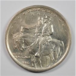 1925 STONE MOUNTAIN COMMEN HALF DOLLAR CH BU