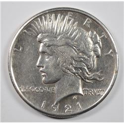 1921 PEACE DOLLAR AG