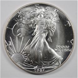 1987 SILVER AMERICAN EAGLE