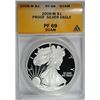 Image 1 : 2008-W PROOF SILVER AMERICAN EAGLE ANACS PF-69 DCAM