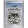 Image 1 : 2001-D BUFFALO COMMEN DOLLAR PCGS MS-69