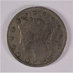 1912-S V-NICKEL G/VG