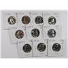 Image 1 : (10) 1962 PROOF WASHINGTON QUARTERS