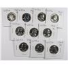 Image 1 : (10) 1964 PROOF WASHINGTON QUARTERS