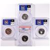 Image 1 : ( 4 ) PCGS GRADED PR-70 DCAM 2004-S MICHIGAN STATE QUARTERS