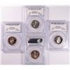 Image 2 : ( 4 ) PCGS GRADED PR-70 DCAM 2004-S MICHIGAN STATE QUARTERS