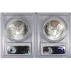 Image 2 : 2003 & 2004 AMERICAN SILVER EAGLES, PCGS MS-69