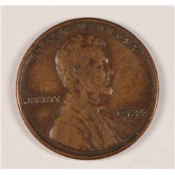 1924-S LINCOLN CENT VF/XF