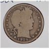Image 1 : 1914 BARBER HALF DOLLAR G/VG