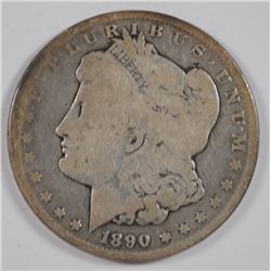 1890-CC MORGAN DOLLAR G/VG