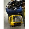 Image 2 : MADE IN USA BLUE AIR COMPRESSOR WITH BRAD NAILER AND DEWAULT AIR COMPRESOR