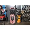Image 1 : 2 ELECTRIC PRESSURE WASHERS; ONE SNAP ON, ONE POWER PLAY