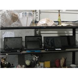 5 ASSORTED LAPTOP COMPUTERS; ASSORTED DAMAGE PRESENT