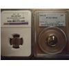 Image 1 : 2 SLABBED ROOSEVELT DIMES SEE DESCRIPTION 1971 NGC UNC DETAILS AND 2001-P PCGS MS66