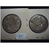 Image 1 : 1951 & 1952 CANADA SILVER 50 CENTS