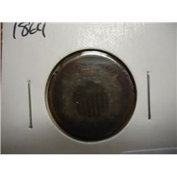 1864 US TWO CENT PIECE