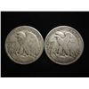 Image 2 : 1942 & 1944-S WALKING LIBERTY HALF DOLLARS