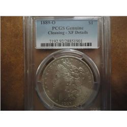 1889-O MORGAN SILVER DOLLAR PCGS XF DETAILS