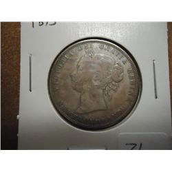 1873 NEWFOUNDLAND SILVER 50 CENT