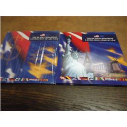 2002 US 50 STATE QUARTERS & EURO COIN COLLECTION CONTAINS: ALL 5-2002 50 STATE QUARTERS AND A EURO F