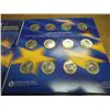 Image 4 : 2002 US 50 STATE QUARTERS & EURO COIN COLLECTION CONTAINS: ALL 5-2002 50 STATE QUARTERS AND A EURO F