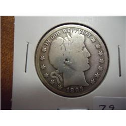 1893-O BARBER HALF DOLLAR