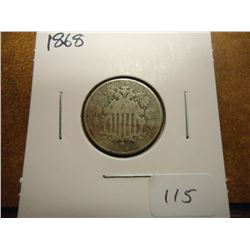 1868 SHIELD NICKEL