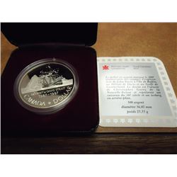 1987 CANADA DAVIS STRAIT SILVER DOLLAR PROOF .3750 OZ. ASW, ORIGINAL ROYAL CANADIAN MINT PACKAGING