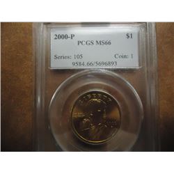 2000-P SACAGAWEA DOLLAR PCGS MS66