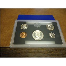 1969 US PROOF SET WITH BOX, 40% SILVER JFK HALF