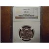 Image 1 : 1960-D WASHINGTON SILVER QUARTER NGC MS63