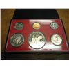 Image 2 : 1977 US PROOF SET (WITH BOX) CASE IS CRACKED