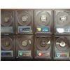 Image 2 : 2000-S-2008-S SILVER ROOSEVELT DIMES PCGS PR69 DCAM'S, 8 COINS MISSING 2006-S