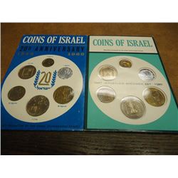 1967 & 1968 ISRAEL SPECIMEN SETS ORIGINAL MINT PACKAGING