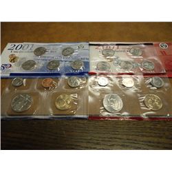 2001 US MINT SET (UNC) P/D (WITH ENVELOPE)