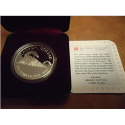 1986 CANADA VANCOUVER SILVER DOLLAR PROOF .3750 OZ. ASW, ORIGINAL ROYAL CANADIAN MINT PACKAGING